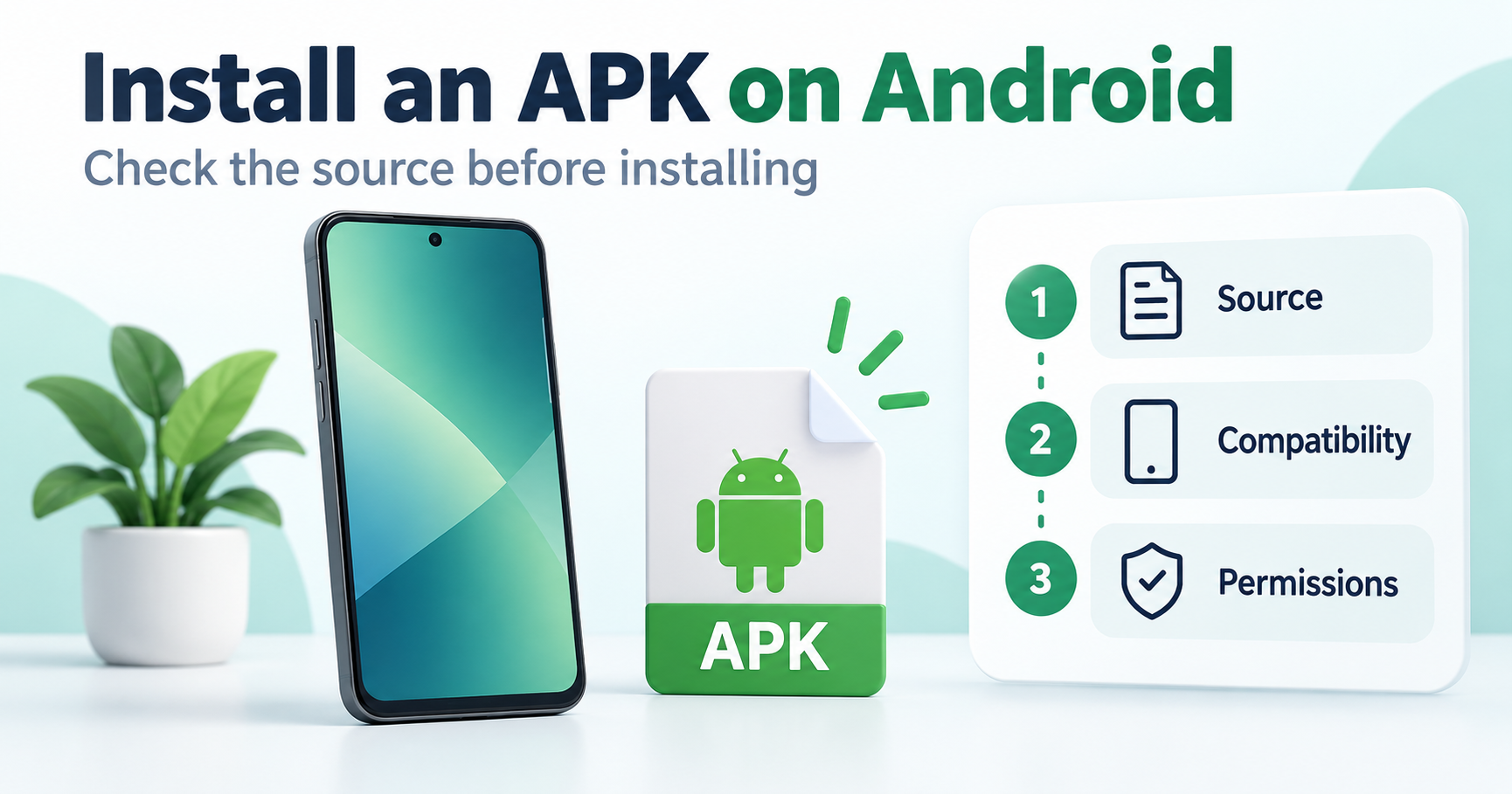 Android phone, APK package and source, compatibility and permission checklist